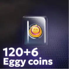 120+6 Eggy Coins